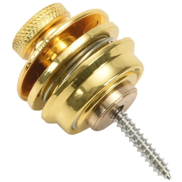 4-pack Gitarrremspänne Gitarrbältespänne Knapptråd - Guld