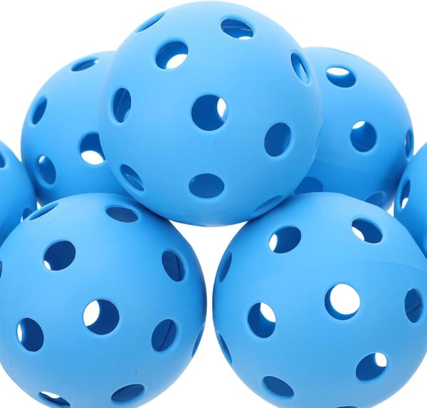 12 stk. Mini Popper-bolde 72 mm blå hule bløde baseballbolde i plast letvægts træningsbaseballbolde