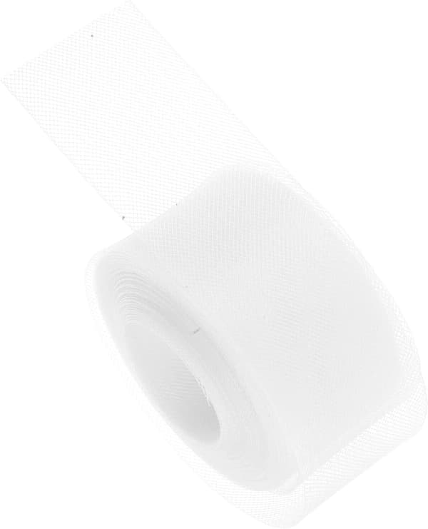 Polyester hestehårflette elastisk netting 5 cm bred stiv boningbånd for håndverkssøm og brude-dansekjole