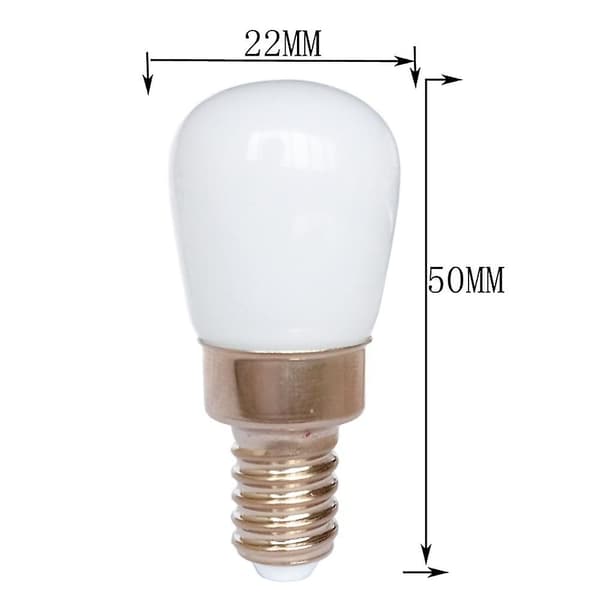 9 st 2 W LED-globbulber 100 lm E14 E12 T22 6 LED-pärlor SMD