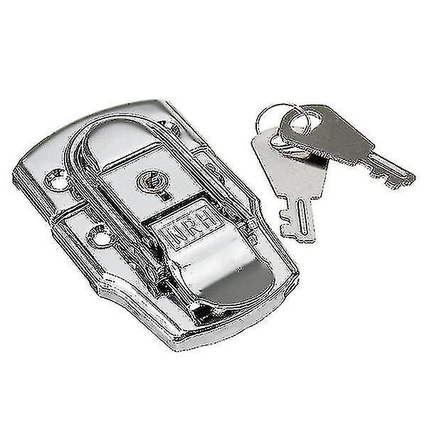 Krom Trækbolt Lukning Latch Box Latch Nøglelås (1 stk)