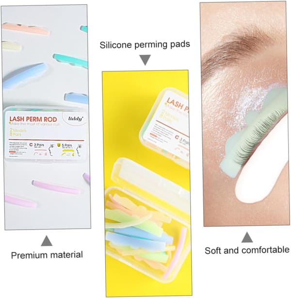 24 par øjenvippeløftstænger Make-up værktøj Øjenvippe permanent pakning og make-up tilbehør