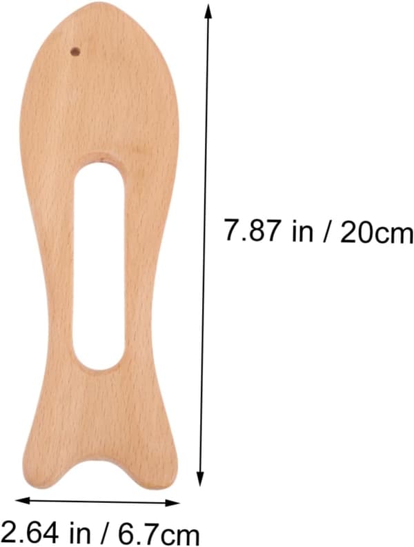 2 st Gua Sha-bräda i trä för kroppsskrapmassage Skrapbräda Terapiverktyg