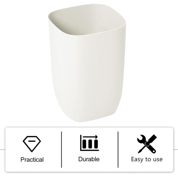 Sopkorg Papperskorg 12l Plast Robust Slitstark Botten Modern Design