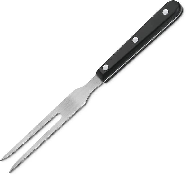 2 stycken Carving Fork Pot Forks Rostfritt Stål Kött Serveringsgaffel Med Plast