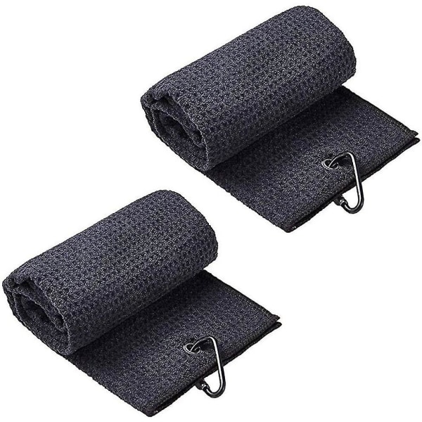 2 stykker golfhåndklæder, sportshåndklæde, mikrofiber golfhåndklæde,  hurtigttørrende håndklæde f234 | Fyndiq