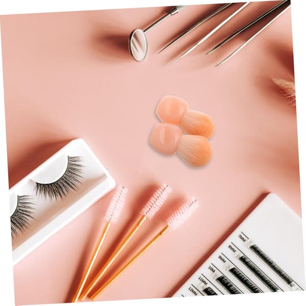 2 stk. neglestøvbørste Mini makeupbørste til kinder Bærbar blushapplikator