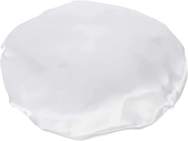 Stor genanvendelig badehætte til kvinder med blødt satin- og Peva-materiale, elastikbånd for sikker pasform