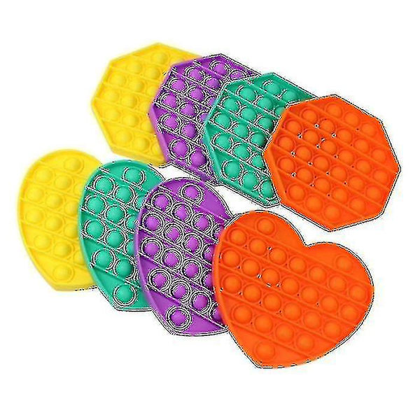 Stuff Certified Pop It - Fidget Anti Stress Leksak Bubbla Leksak Silikon Kvadrat Vit-yuhao