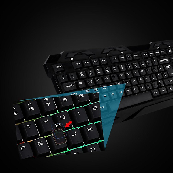 K10 Ergonomisk Pro Spilltastatur Metall Trådløs USB