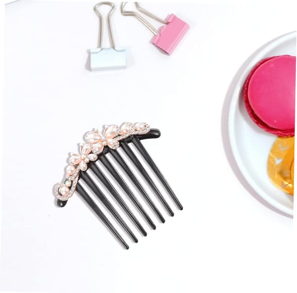 Perle Hårnål Hårkam Rhinestone Klips for Kvinner Hårtilbehør til Bryllup Formelle Anledninger
