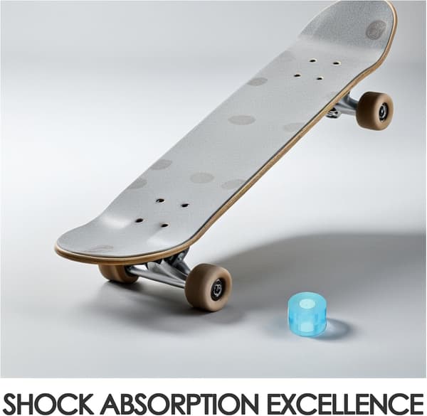 Skateboard støtdemperforinger sett med pivotkopper og skiver