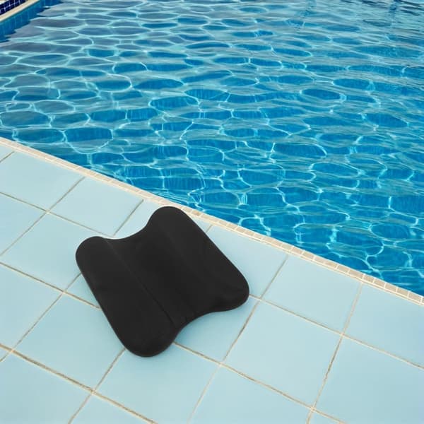 Svømmekickboard til voksne – Sort pool-flydebræt, svømmetræningshjælpemiddel