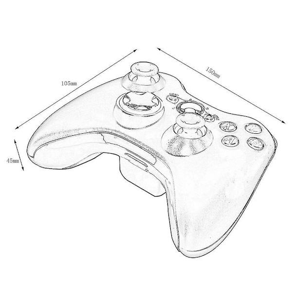 Langaton Bluetooth-ohjain Xbox 360:lle