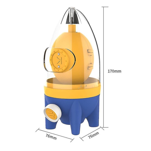 Keittiöväline Munanvalkuaisen ja -kellon Sekoitin Manuaalinen Munanvalkuaisen ja -kellon Sekoitin Ravistelija Munanvetäjä Keltainen 1 kpl