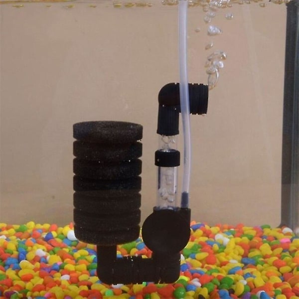 Bio Fish Tank Filter Svamp Filter Akvarium Biokjemisk
