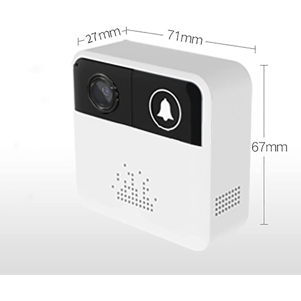 Intelligent dørklokke Smart video intercom dørklokke