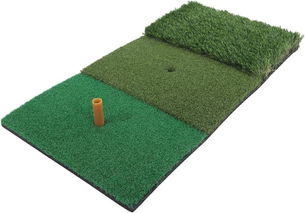 Golf Träningsmatta Inomhus Golfgräsmatta Swingmatta för Puttning Tränings Tee-hållare