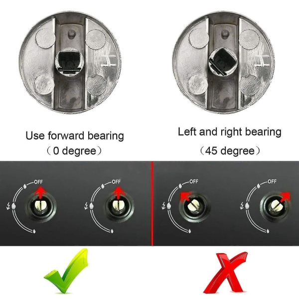 Spisknoppar, Ugnsknopp 12 st, Zinklegering 6mm Universal Silver Gaskök Kontrollknoppar Adapter