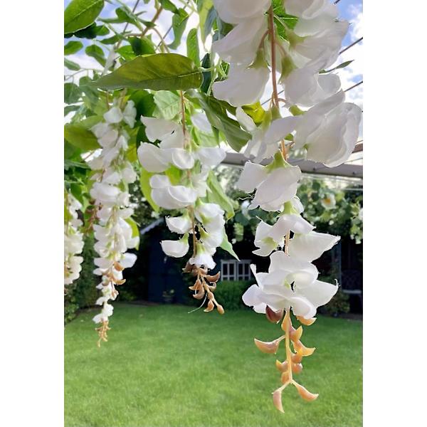 Konstgjord Wisteria-Ranka Konstgjorda Silkesblommor Girlander
