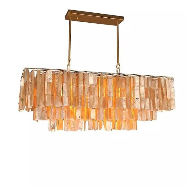 77cm Hängande Lykta Design Chandelier Metall Mässing Klassisk