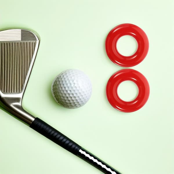 4 st golfviktring golfklubbträningsutrustning järnklubbor viktade ringar