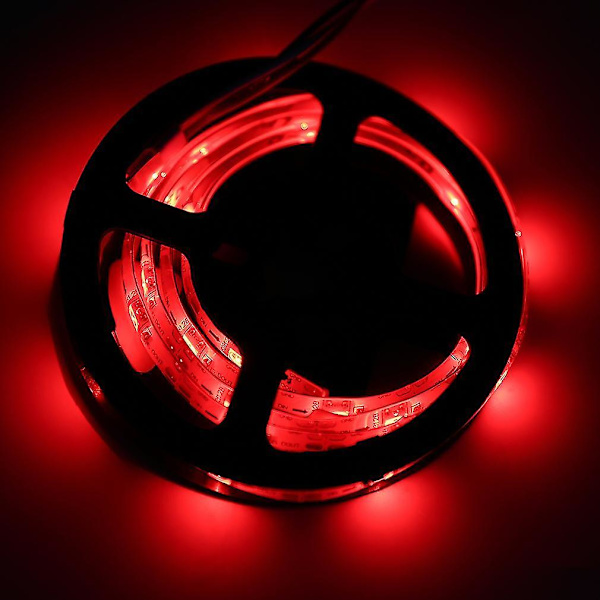 WS68 12 RGB 5050 SMD USB 5V LED Svarta Striplampor