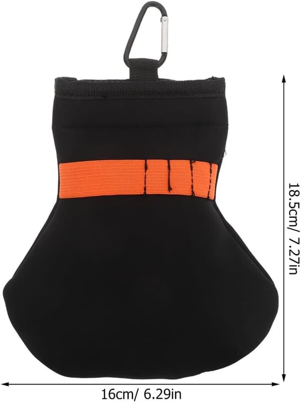 Golf Tee Förvaringslåda Påse Dragsko för Golfboll Nyckelring Organizer Hållare