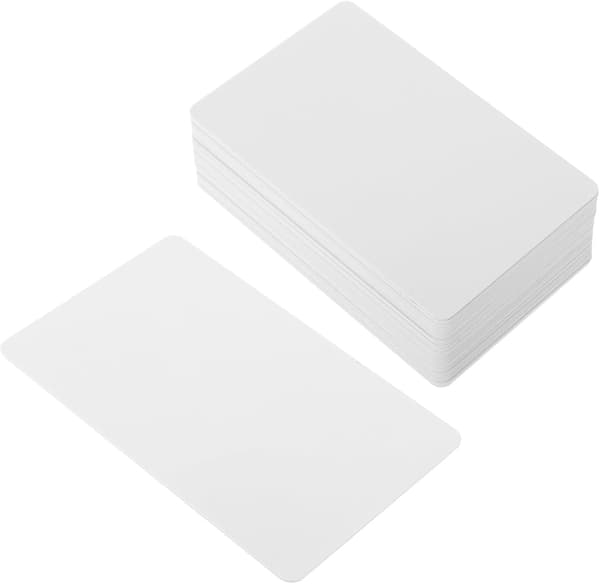 30 st tomma PVC-chipkort med IC-chip för passersystem vit plast