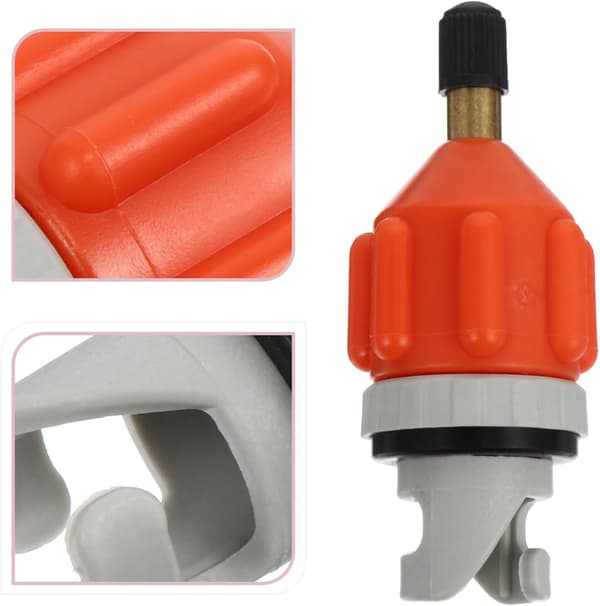 2st Pumpadapter för Sup Paddle Board Kajak Luftpump Adapter Uppblåsbar Jolle Ventil Anpassningsverktyg