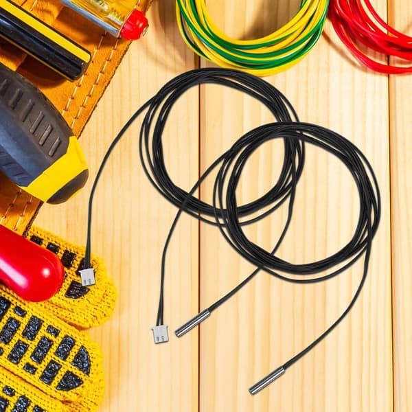 5 st termistor temperatursensor sond 2M kabel Ntc 1% noggrannhet vattentät temperatur digital sond