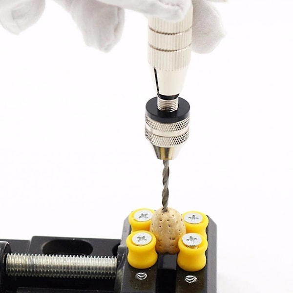 37 stk. 0,3-3,4 mm Sort Pin Vise Håndbor Mini Træbor Værktøj Twist Bit Sæt