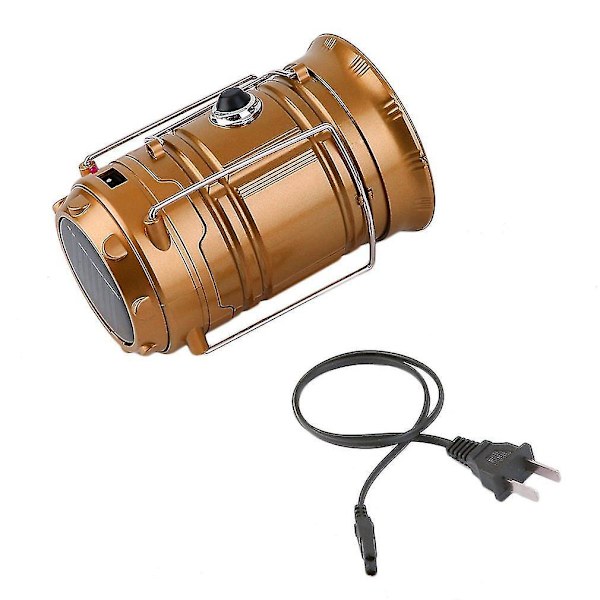 6+1 LED Oppladbar Campinglykt Solcellelading