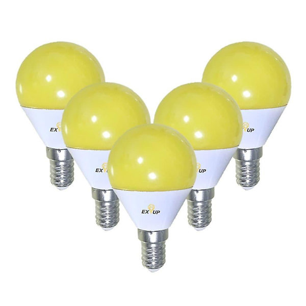 12 stk. 5W LED Globe Pærer 460Lm E14 G8.5 E26 E27 G45