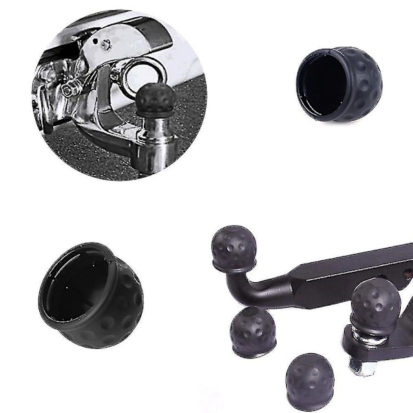 Universal 50mm Trailerkrog Bolddæksel Krog Trækbold Beskyttelseshætte Autodele 4stk