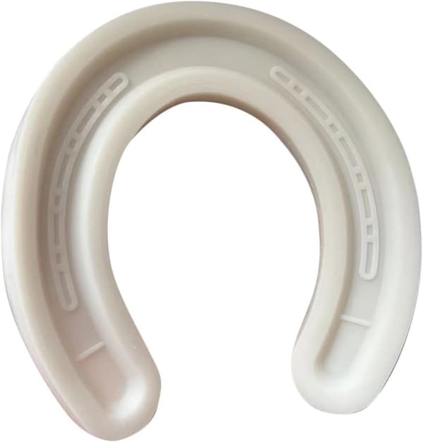 Hesteskoformet silikonform for DIY såpe- og stearinlysfremstilling, matkvalitets silikonvoksform
