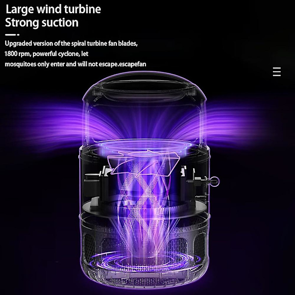Hyönteisten ja kärpästen sähköinen hyönteispyydystin - Bug Zapper