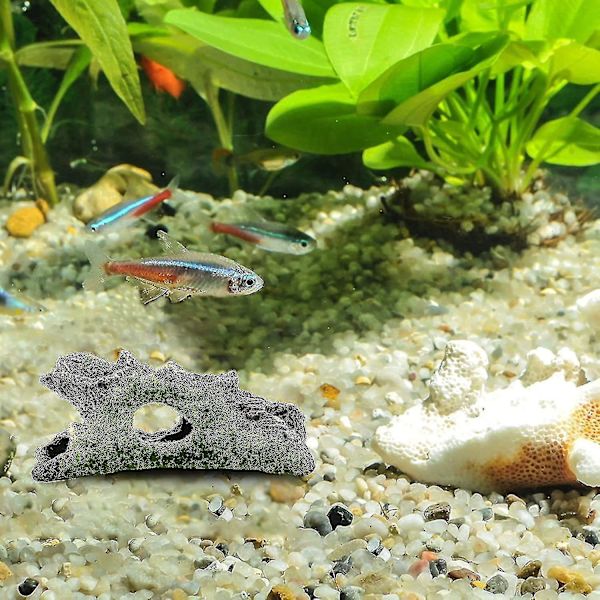 2 st Akvarieträd Dekoration Naturlig Habitat Ornament