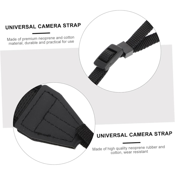 2 stk. Justerbar Neopren Kamerastropp Universal Halsstropp
