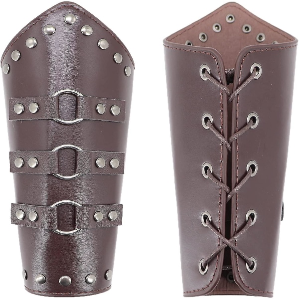 Steampunk Gothic Handskar för Män Vintage Äkta Läder Kapten Fingervantar