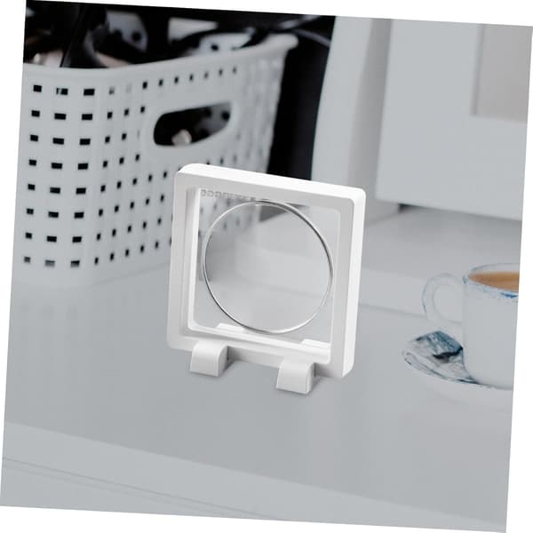 10 st flytande displayboxbaser Lätta plast smyckesställbaser Multifunktionsramdisplay