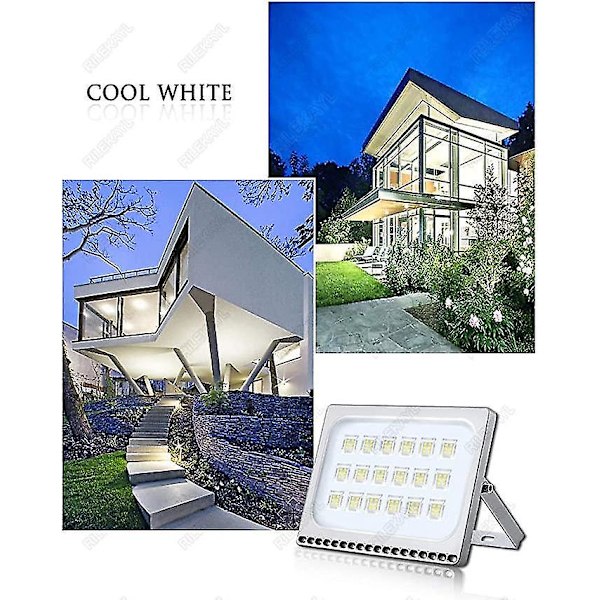 100w LED Flomlys Ultra-tynn Utendørs Høylys