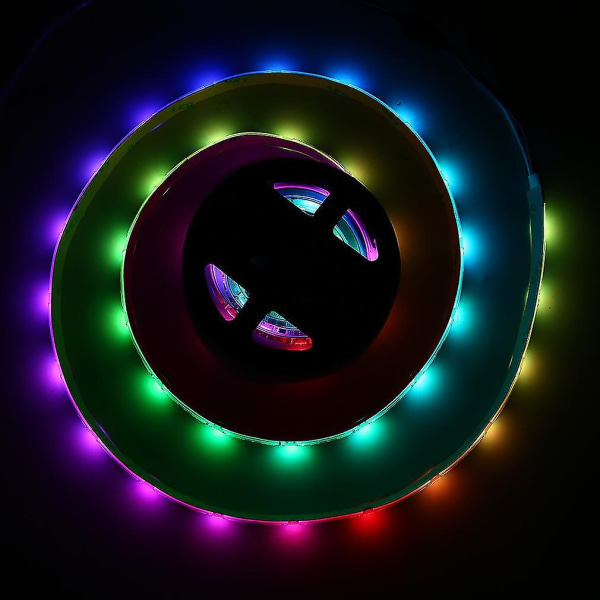 WS68 12 RGB 5050 SMD Vattentät 5V LED-remsa Batterilåda
