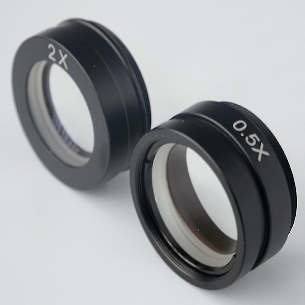 Fyscope 2 stk. 0,5x 2,0x Industri Mikroskop Kamera Linse