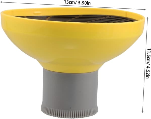 Hårdiffuser for hårføner Krøllete hår Diffuserfeste Stylingverktøy Innovativt design