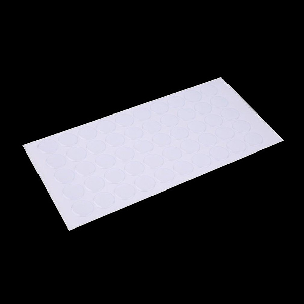 300 stk 1 tommers transparente kuppelformede epoxy-klistremerker