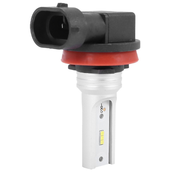 H8 H11 H16 LED Tåkelyspære, Kald Hvit 6500k (2-pakning)