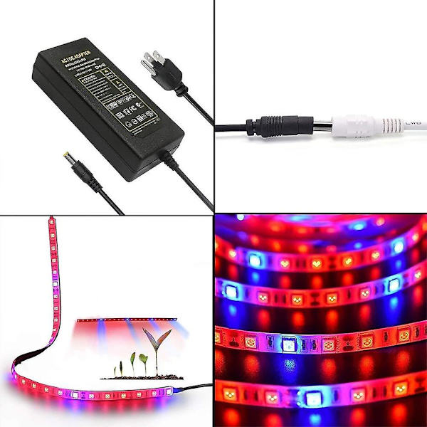 5m LED Vækstlys Indendørs Planter 300 LED'er 5050 SMD 12V