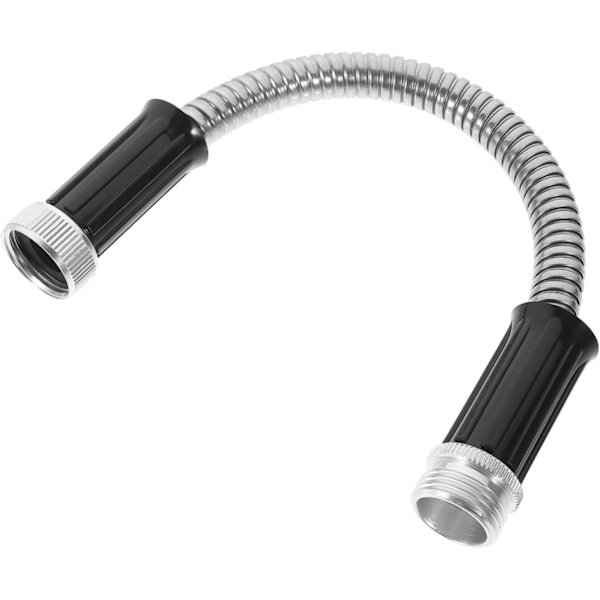 Havevandslanger 30 cm Rustfrit Stål Slange Robust Metal Havevandslange for Nem Opbevaring