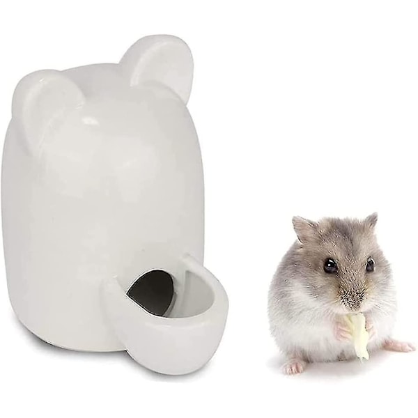 Keramiikkakissojen vesipullo, pieni vesijakaja, hiljainen juoja, hamsterin ruokakulho